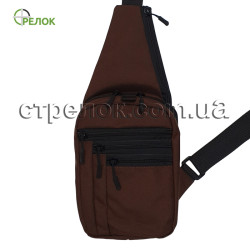 Сумка-кобура наплечная Стрелок СП-3 Elite, коричневая (Cordura)