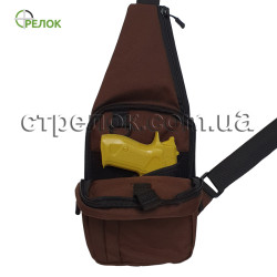 Сумка-кобура наплечная Стрелок СП-3 Elite, коричневая (Cordura)