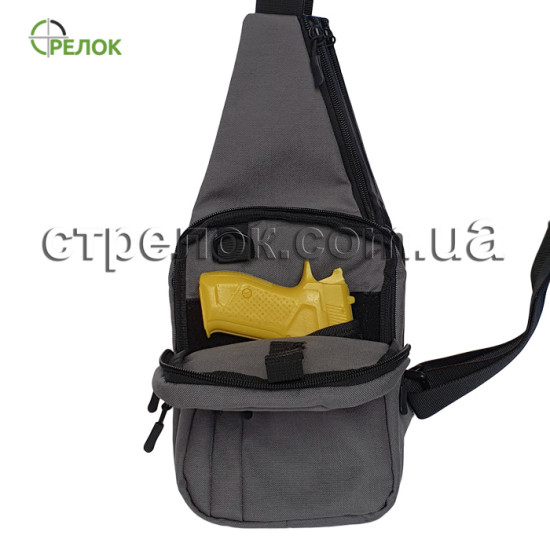 Сумка-кобура наплечная Стрелок СП-3 Elite, светло-серая (Cordura)