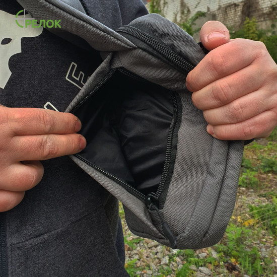 Сумка-кобура наплечная Стрелок СП-3 Elite, светло-серая (Cordura)