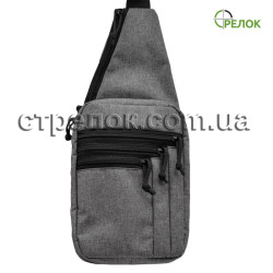 Сумка-кобура наплечная Стрелок СП-3, серая (для левши)