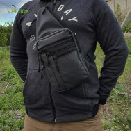 Сумка-кобура наплечная Стрелок СП-4 Elite, темно-серая (Cordura)