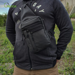 Сумка-кобура наплечная Стрелок СП-4 Elite, темно-серая (Cordura)