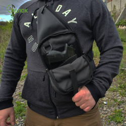 Сумка-кобура наплечная Стрелок СП-4 Elite, темно-серая (Cordura)