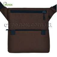 Сумка синтетическая плечевая с кобурой Стрелок СП-5, коричневая
