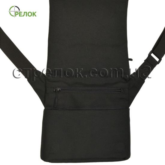 Сумка синтетическая плечевая с кобурой Стрелок СП-6, черная