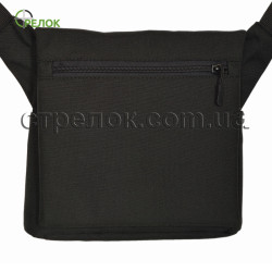 Сумка синтетическая плечевая с кобурой Стрелок СП-7, черная