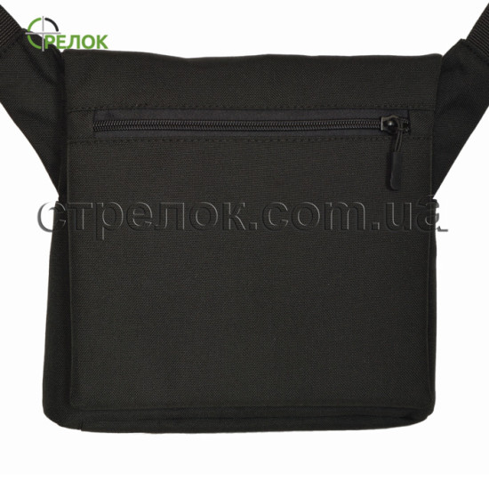 Сумка синтетическая плечевая с кобурой Стрелок СП-6, черная