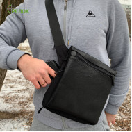 Сумка плечевая с кобурой Стрелок СП-9 кожа/синтетика