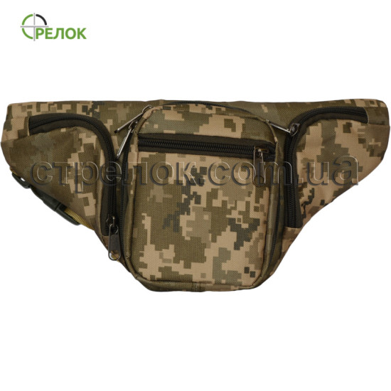 Сумка поясная с кобурой Стрелок, светлый пиксель