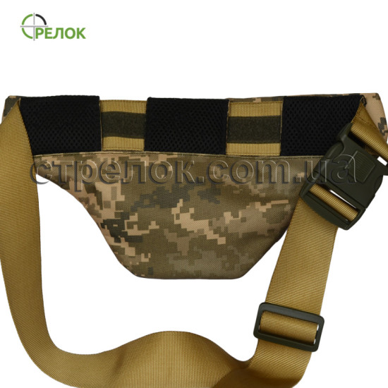 Сумка поясная с кобурой Стрелок, светлый пиксель