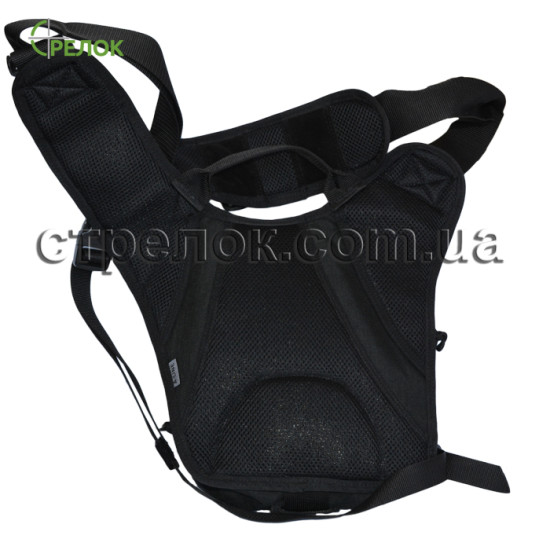 Сумка синтетическая плечевая с кобурой A-line А37, черная