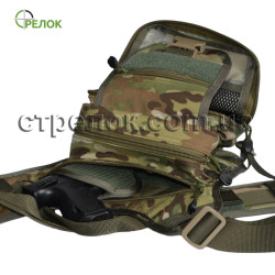 Сумка синтетическая плечевая с кобурой A-line А37, мультикам