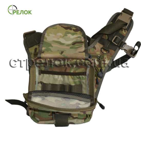 Сумка синтетическая плечевая с кобурой A-line А37, мультикам