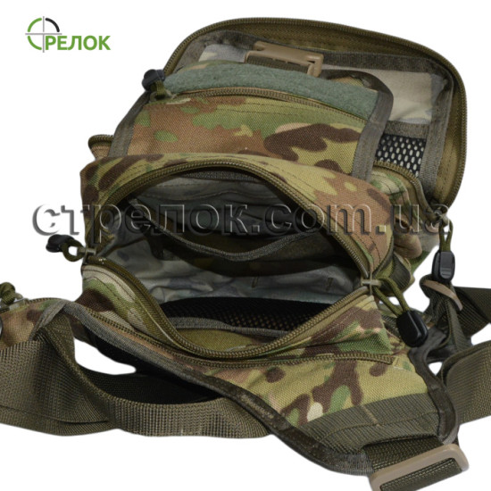 Сумка синтетическая плечевая с кобурой A-line А37, мультикам