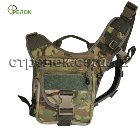 Сумка синтетическая плечевая с кобурой A-line А37, мультикам