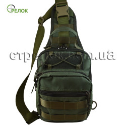 Сумка синтетическая плечевая с кобурой Стрелок СП-1, олива