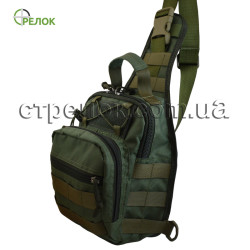 Сумка синтетическая плечевая с кобурой Стрелок СП-1, олива