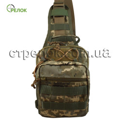 Сумка синтетическая плечевая с кобурой Стрелок СП-1, пиксель