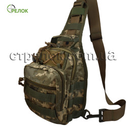 Сумка синтетическая плечевая с кобурой Стрелок СП-1, пиксель