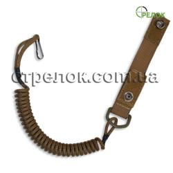 Шнур страховочный спиральный, койот
