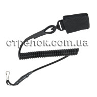 Шнур страховочный спиральный MFH, черный