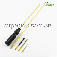 Набор для чистки пневматического оружия 4.5 мм (с вишером), п/э чехол