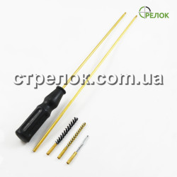 Набор для чистки пневматического оружия 4.5 мм (с вишером), п/э чехол